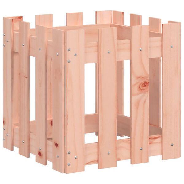 vidaXL Sodo lovelis, 40x40x40cm, douglas eglė, tvorelės dizaino