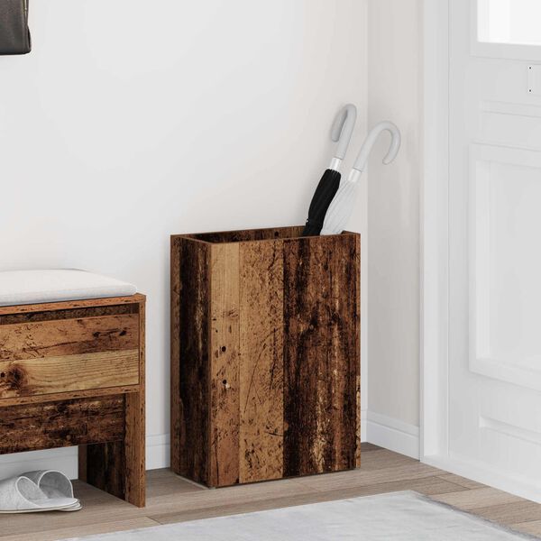 vidaXL Sandėliavimo kabliukas ir laikiklis su saugykla Senas medis