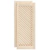 vidaXL Spintelės durelės, 2vnt., 39,5x99cm, pu&scaron;is, grotelių dizaino