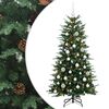 vidaXL Dirbtinė kalėdinė eglutė su rutuliuku 150 cm 150 LED