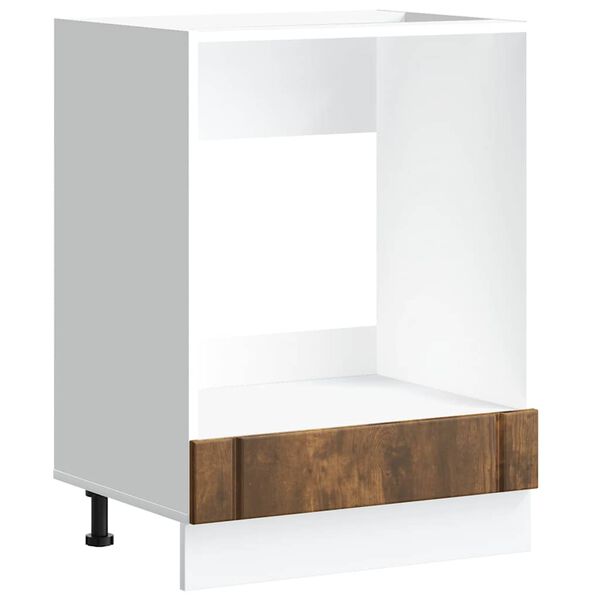 vidaXL Orkaitės spintelė "Lucca" Rūkyto ąžuolo inžinerinė mediena