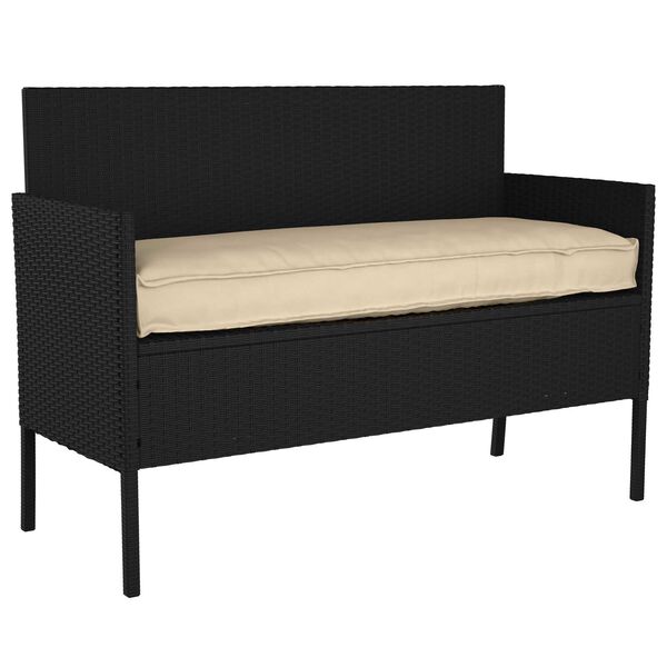 vidaXL Pallet pagalvių rinkinys 2 pcs Smėlio 150 x 40 x 8 cm