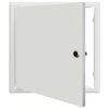 vidaXL Prieigos skydas Balta 33 x 33 x 3 cm Plienas