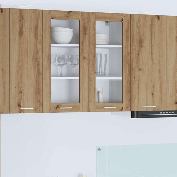 vidaXL Pakabinama spintelė Amatininkų ąžuolas 80 x 31 x 80 cm