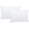 vidaXL Pagalvės be užvalkalo, 2vnt., baltos spalvos, 50x30cm