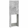 vidaXL Tualeto spintelė BREDA Betono pilka 66 x 25,5 x 190 cm