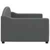 vidaXL Sofa, tamsiai pilkos spalvos, 90x200cm, audinys
