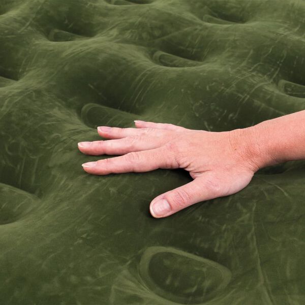 Outwell Pripučiamas čiužinys Excellent Single, tamsus lapų ir pilkas