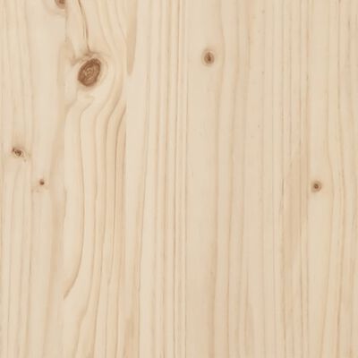 vidaXL Lovos rėmas su galvūgaliu, 200x200cm, pušies medienos masyvas