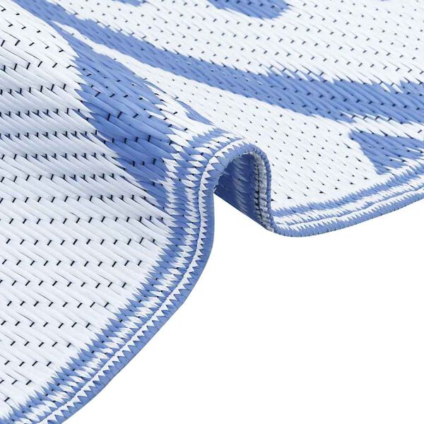 vidaXL Lauko kilimas ARAKIL Žydra 300 x 400 cm PP