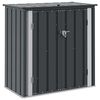 vidaXL Sodo saugojimo dėžė Juoda 101,5 x 57 x 100,5 cm Plienas