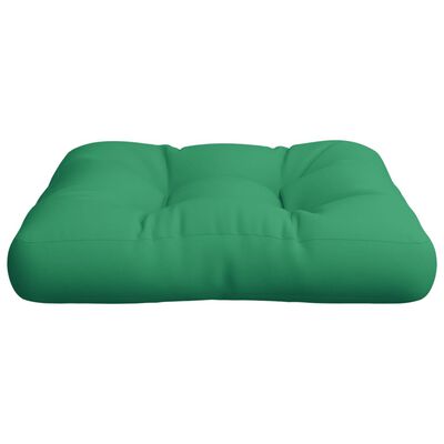 vidaXL Paletės pagalvėlė, žalios spalvos, 58x58x10cm, audinys