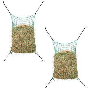 vidaXL Priekabos tinklas su elastine virve, žalias, 90x60cm, PP