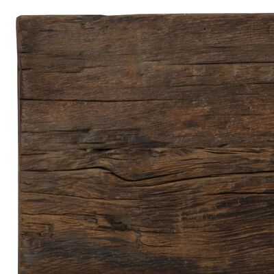 vidaXL Valgomojo stalas, perdirbta mediena ir plienas, 118x55x76cm