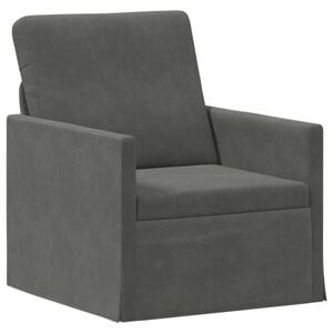 vidaXL Viena sofa Tamsiai pilka 70 x 81 x 82 cm Kordūrinis audinys