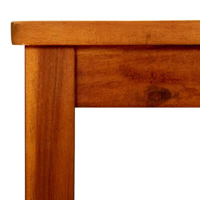 vidaXL Sodo kavos staliukas, 85x85x45cm, akacijos medienos masyvas