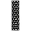 vidaXL Kilimas-takelis, juodos ir baltos spalvos, 80x350cm, BCF