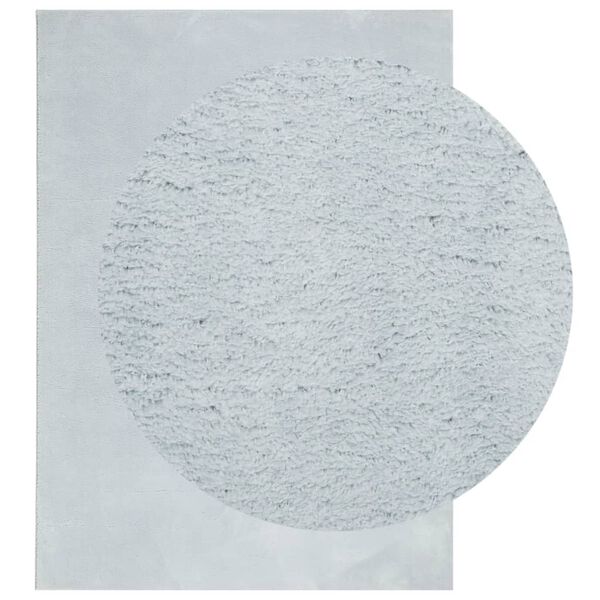 vidaXL Kilimas HUARTE, mėlynos spalvos, 200x280cm, trumpi &scaron;ereliai