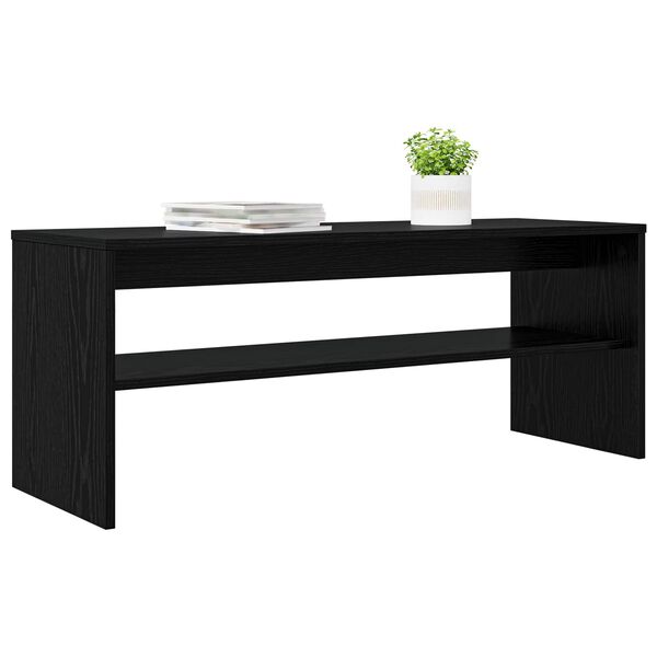 vidaXL Televizoriaus spintelė Juodas ąžuolas 100 x 35 x 40 cm