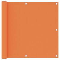 vidaXL Balkono pertvara, oranžinės spalvos, 90x400cm, oksfordo audinys