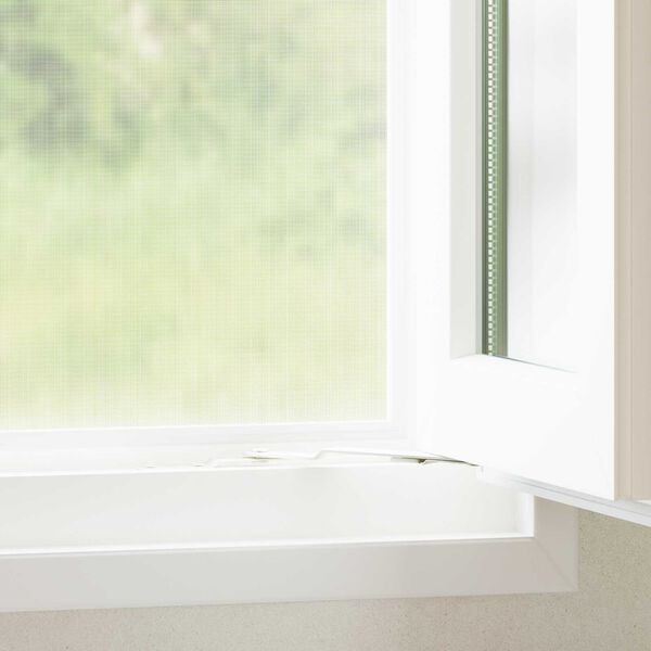 vidaXL Tinklas nuo vabzdžių Balta 80 x 2000 cm Stiklo pluo&scaron;tas