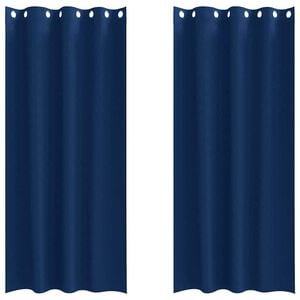vidaXL Užuolaidos su žiedais, blokuojančios &scaron;viesą 2 pcs