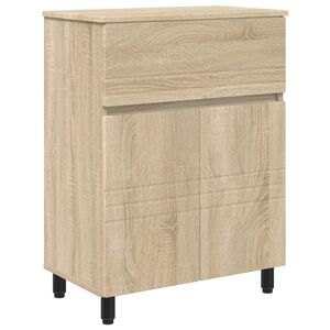 vidaXL Vonios tualeto komplektas Sonoma ąžuolas 60 x 35 x 80 cm