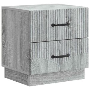vidaXL &Scaron;alia lovos spintelė Pilka sonoma ąžuolo 43 x 34,5 x 44,5 cm