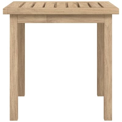 vidaXL Šoninis staliukas, 45x45x45cm, tikmedžio medienos masyvas