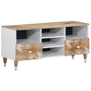 vidaXL televizoriaus spintelė 100x33,5x46 cm Masyvo Mango