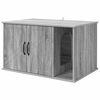 vidaXL Katės namelis Pilka Sonoma 85 x 55 x 50,5 cm Apdirbta mediena
