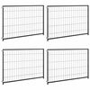 vidaXL Gyvūnų narvas be durų Juoda 300 x 100 x 70 cm Plienas