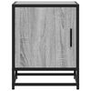 vidaXL naktinė spintelė pilka Sonoma inžinerinė mediena ir metalas