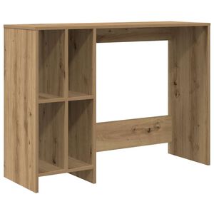 vidaXL Ra&scaron;omasis stalas, artisano, 102,5x35x75cm, apdirbta mediena