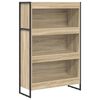 vidaXL Knygų spinta 80 x 30 x 121 cm Apdirbta mediena Sonoma