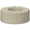 vidaXL Kėdės kojos grindų apsaugos 2 vnt. Skaidrus &Oslash; 15 x 16 mm PVC