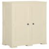 vidaXL Plastikinė spintelė, angoros, 79x43x85,5cm, medienos dizaino