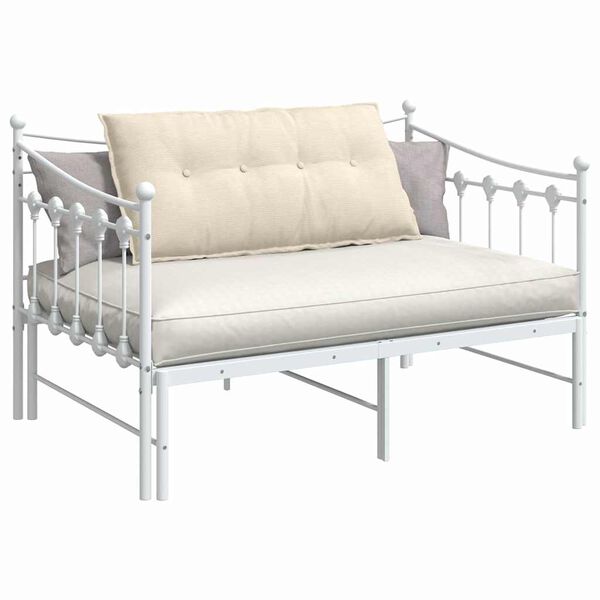 vidaXL Apsaugos Pagalvė Kreminė 100 x 50 cm Kordūrinis audinys