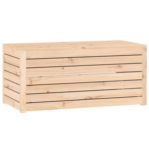 vidaXL Sodo dėžė, 101x50,5x46,5cm, pu&scaron;ies medienos masyvas