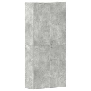 vidaXL Batu skrynia 80 x 35.5 x 180 cm Apdirbta mediena Pilka