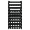 vidaXL Vyno laikiklis 60 butelių, PP, sukraunamas