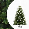 vidaXL Dirbtinė Kalėdų eglutė su burbulais 120 cm 150 LED &Scaron;ilta balta