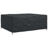 vidaXL Baldų uždangalas Paprastas Juoda 250 x 210 x 90 cm 600D