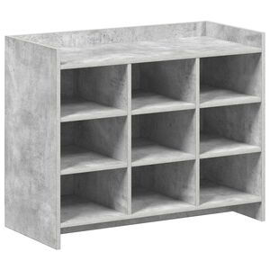 vidaXL Batu skrynia Betono pilka 85 x 39,5 x 70 cm Apdirbta mediena
