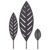 vidaXL Sodo kuolas 3 vnt. 116,5 x 35 x 3 cm Juoda Plienas