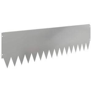 vidaXL Vejo kra&scaron;tas 10 pcs 103 x 30 cm Plienas Sidabrinė