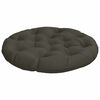 vidaXL Kaboji pagalvė VIANEN 100% poliesteris Antracito &Oslash; 80 x 12 cm