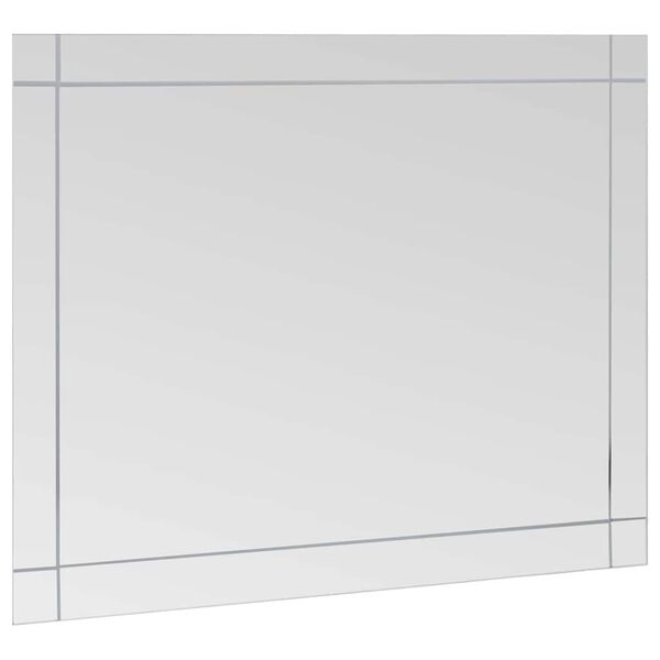 vidaXL Sieninis veidrodis, 80x60cm, stiklas