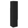 vidaXL Kampinė spintelė Juoda 32x32x140cm Apdirbta mediena
