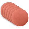 vidaXL Pagalvėlės užvalkalas 6 pcs HEERLEN Raudona oranžinė &Oslash; 30 cm